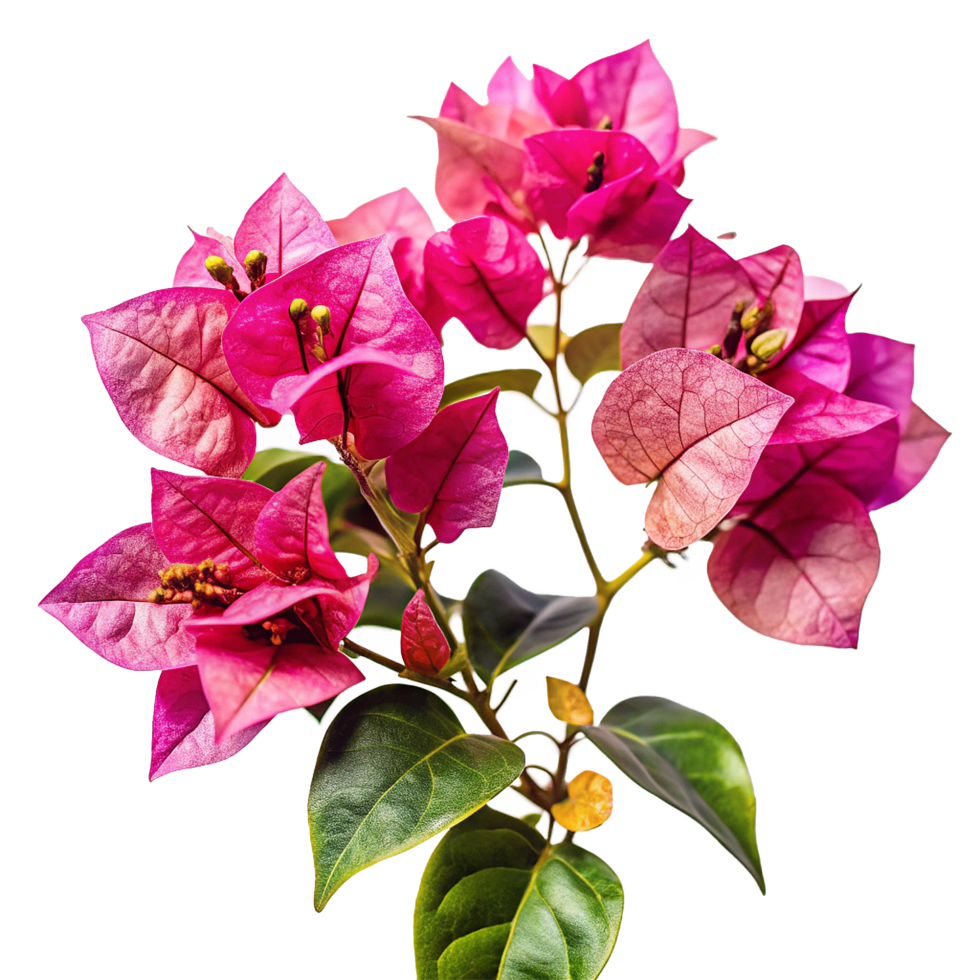 Vibrant Pink Bougainvillea Flowers in Full Bloom A Stunning Floral Display png