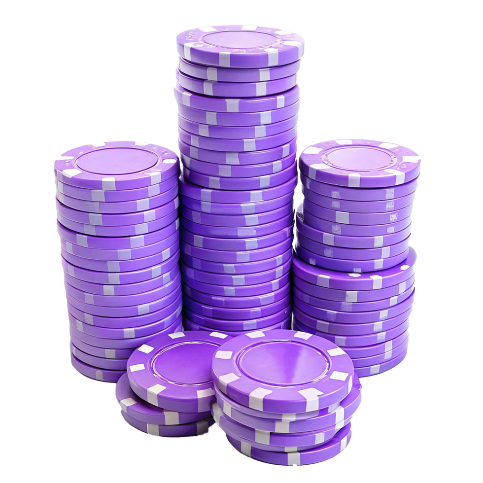 Stacks of Purple Casino Poker Chips, Gambling Fortune, Big Win, Wealth, Risk, Chance, Luck, Success, Money, Jackpot png