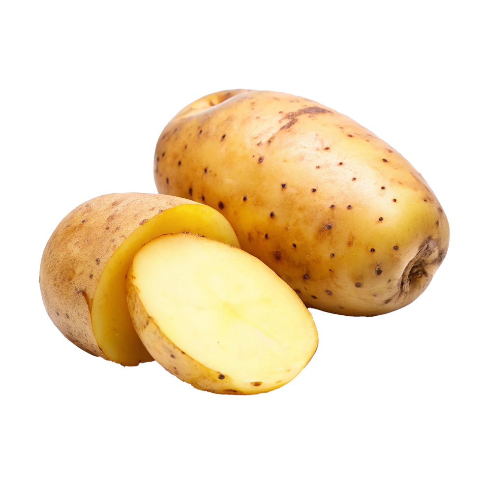 Freshly Harvested Yellow Potatoes Ready to Cook a Delicious Meal png