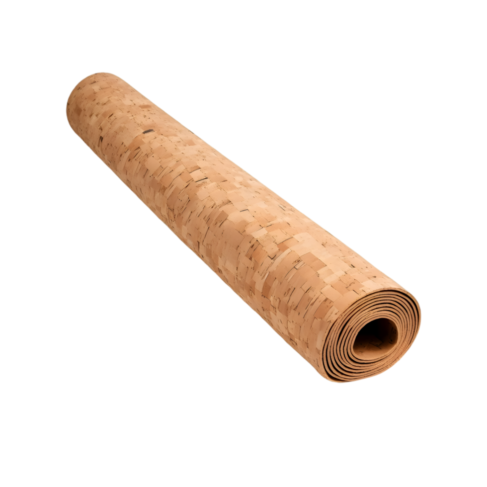 Realistic Detailed 3d Cork Roll Isolated on Transparent Background png