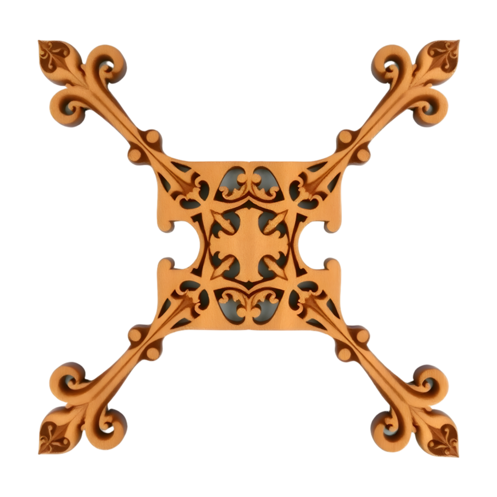 Decorative element in the form of a frame png