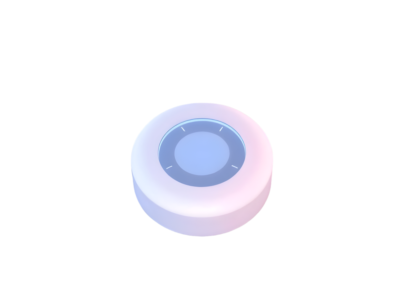 Blue and pink round button png
