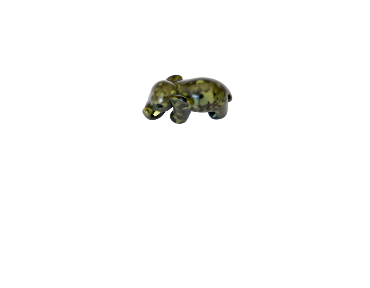 Funny green frog isolated on a transparent background png
