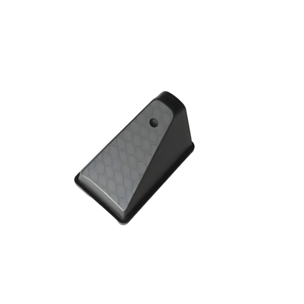 Black plastic case isolated on transparent background png