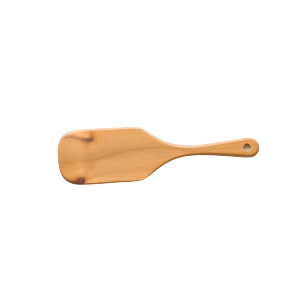 Wooden spatula isolated on transparent background png