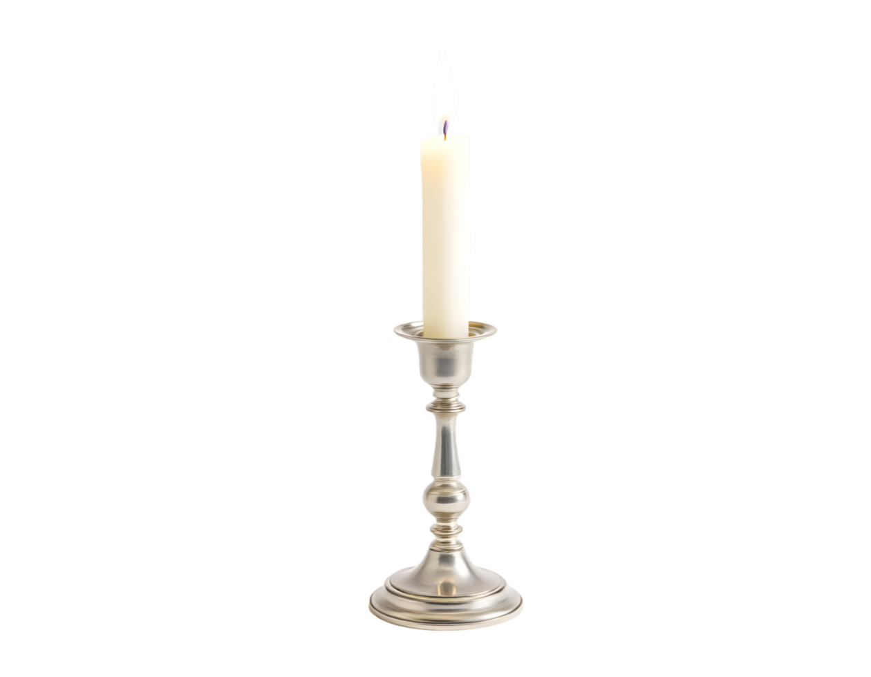 Candle in a candlestick png
