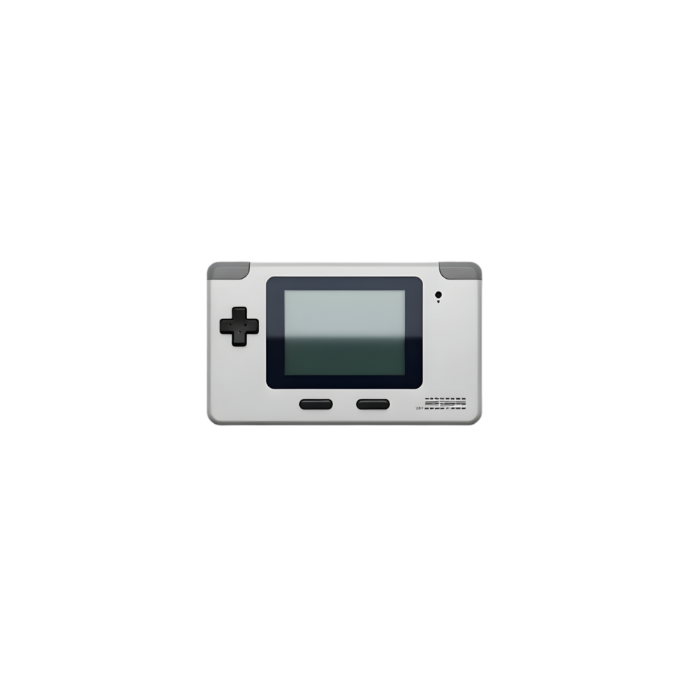 Realistic game controller isolated on transparent background png