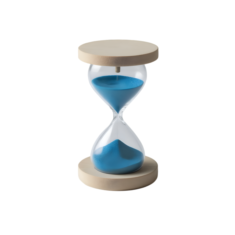 Hourglass isolated on a transparent background png