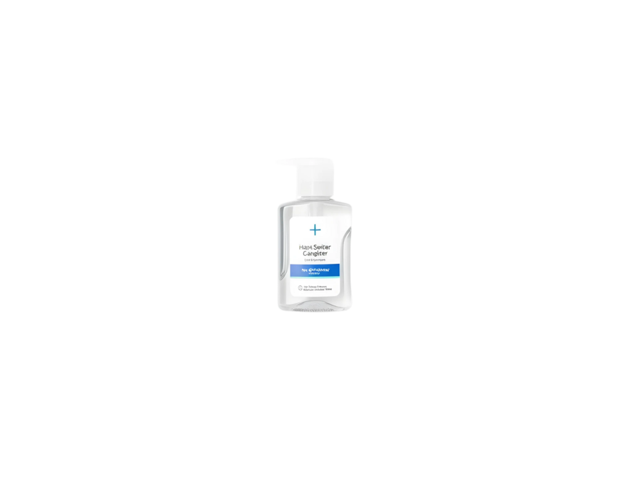 Hand sanitizer bottle isolated on transparent background png