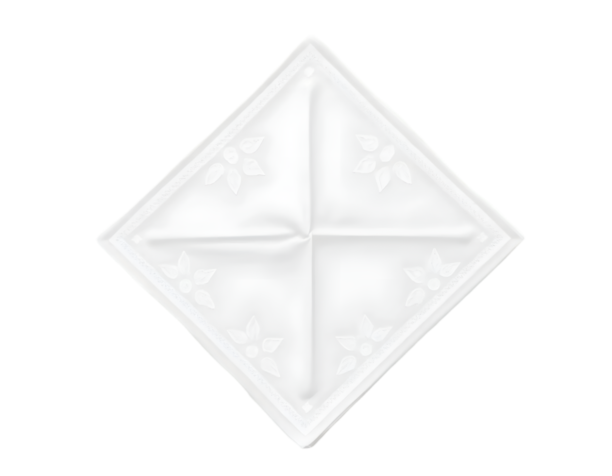 Realistic Detailed 3d White Paper Pillow Template png