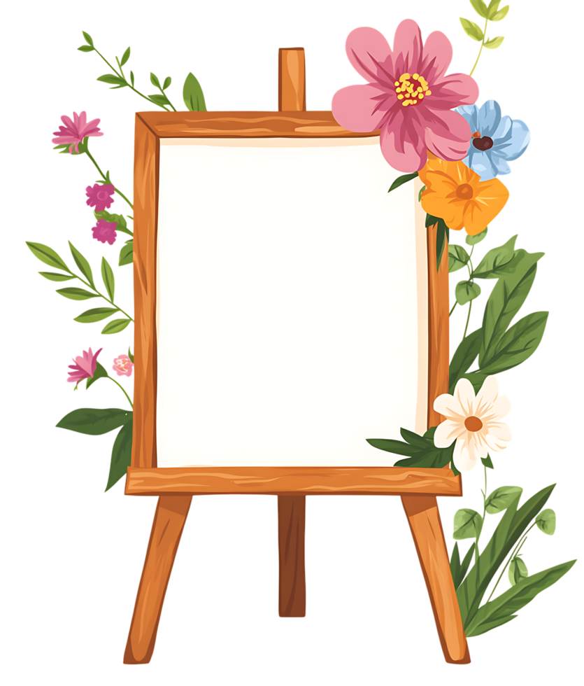 Flower easel clipart png
