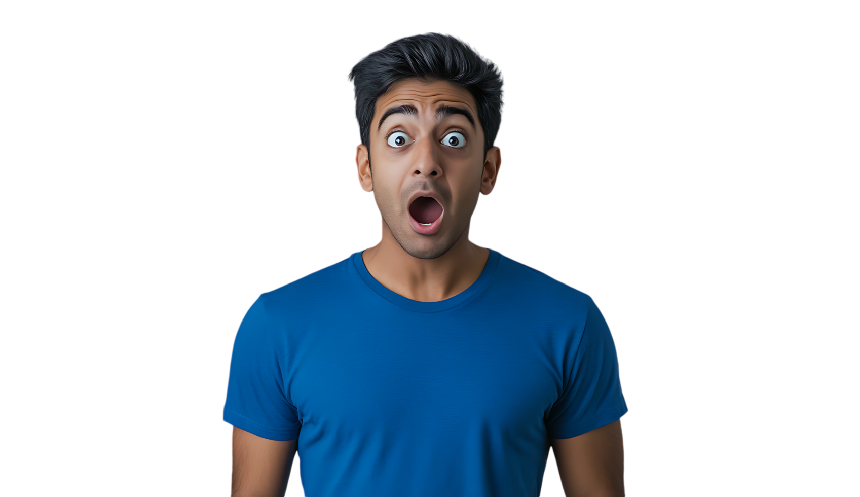 A man with a shocked expression on his face png