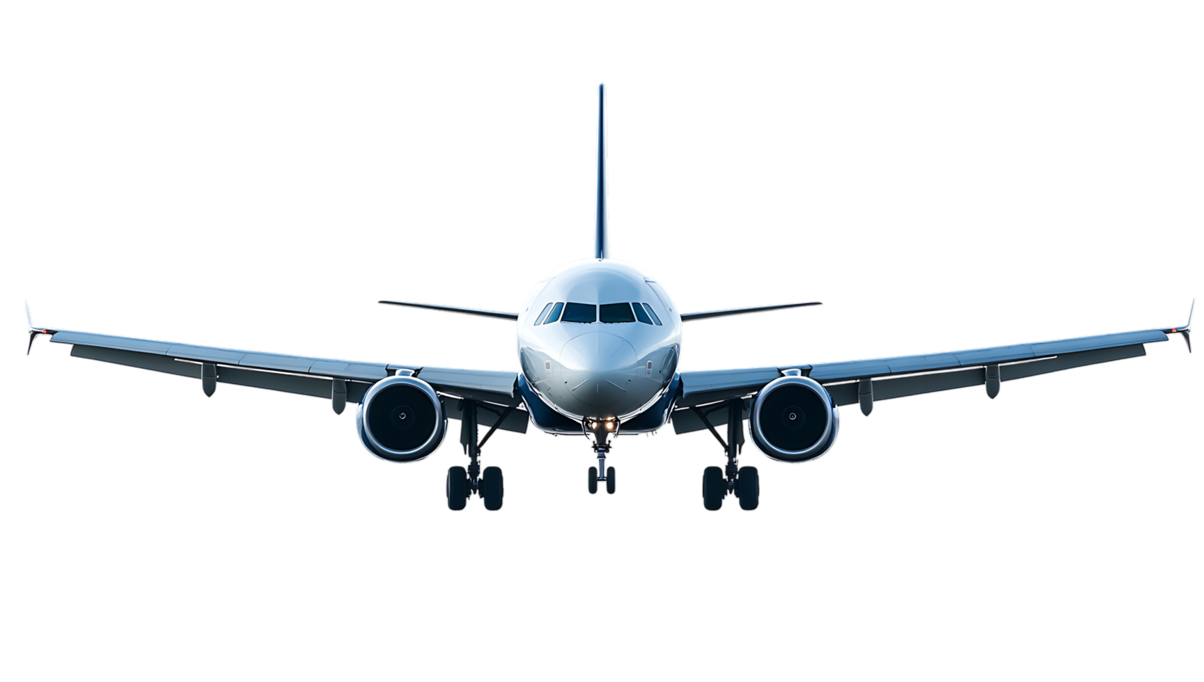 Airplane on tarmac png