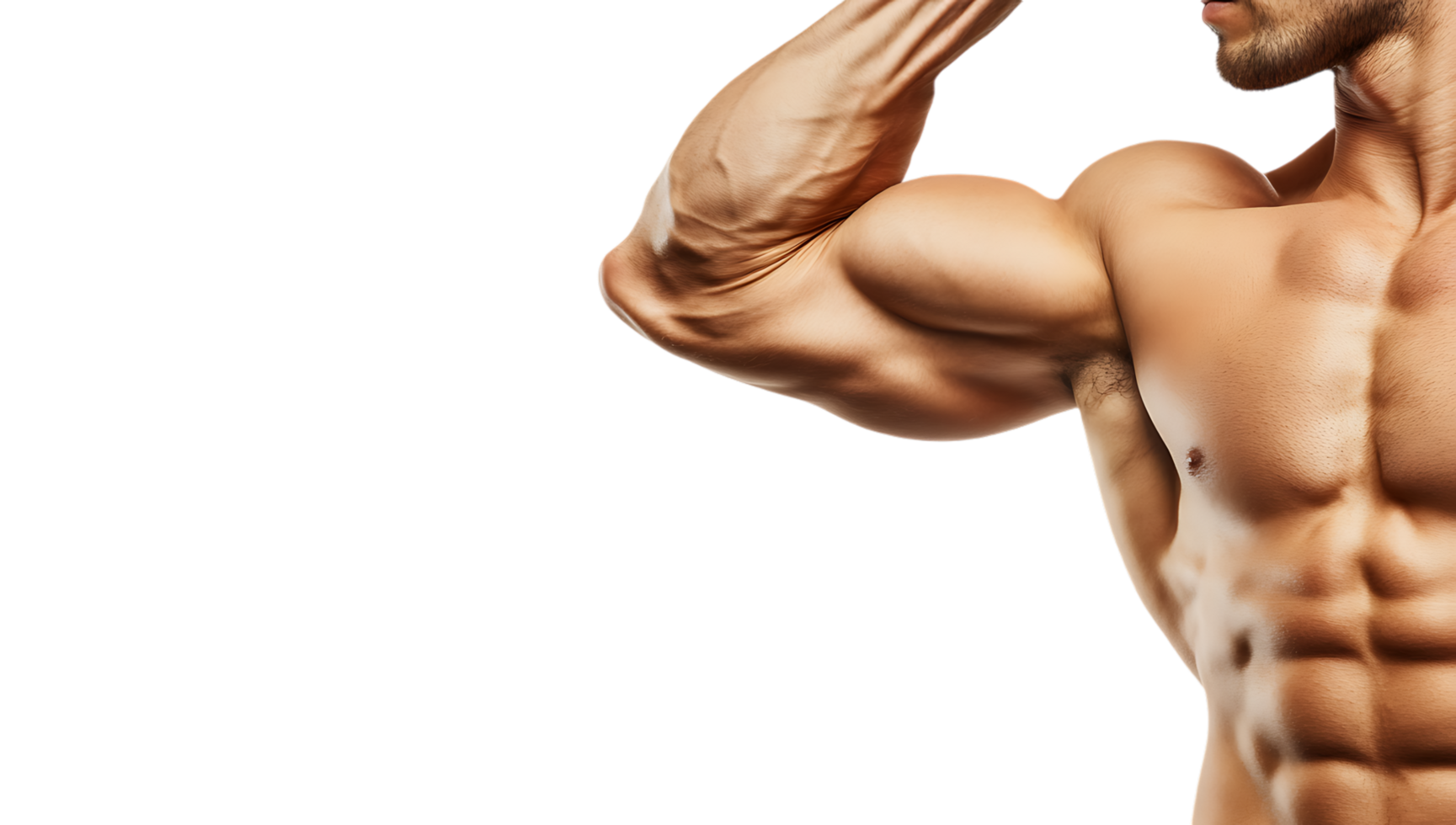 Muscular arm close-up png