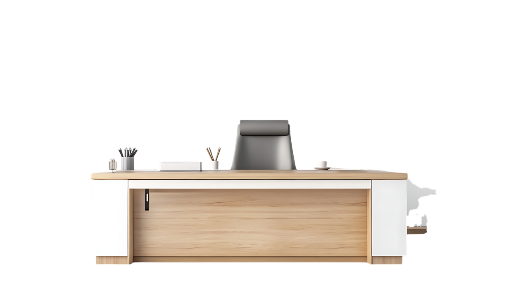 Modern office desk png