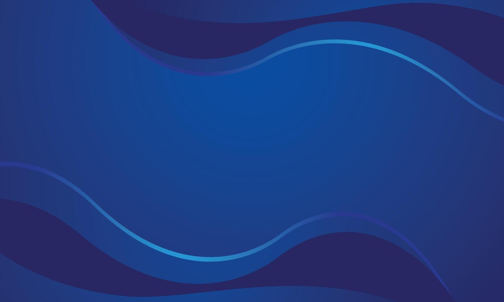 Abstract stylish blue wave background vector