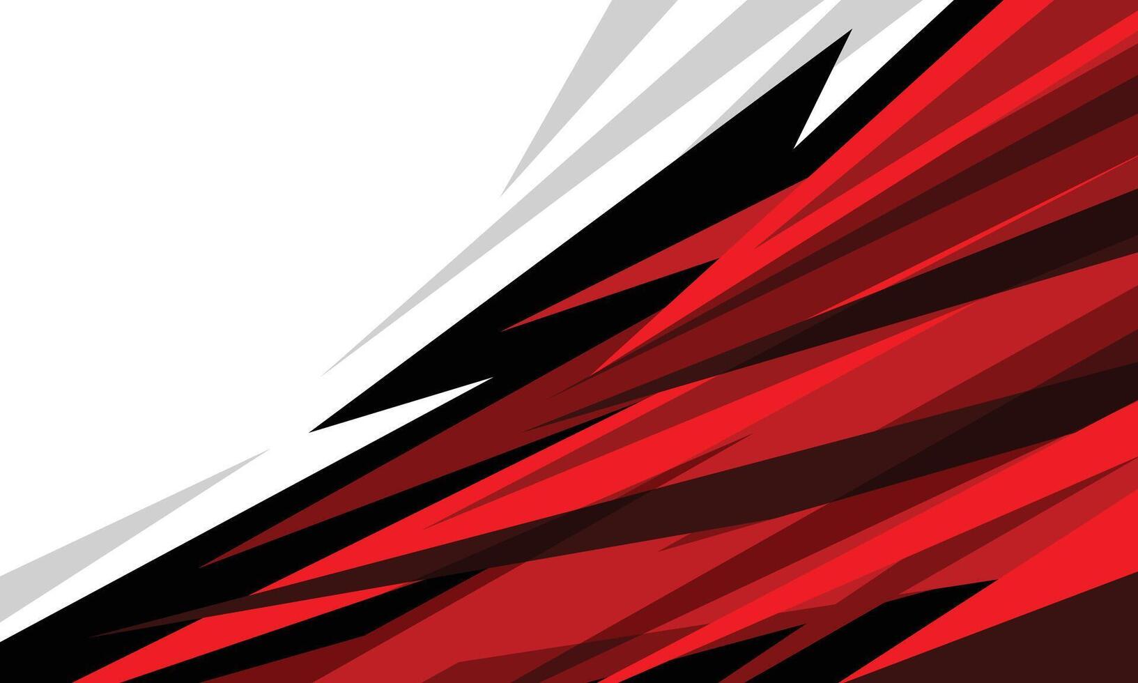 Abstract red geometric stripes pattern racing background for car wrap decal vector