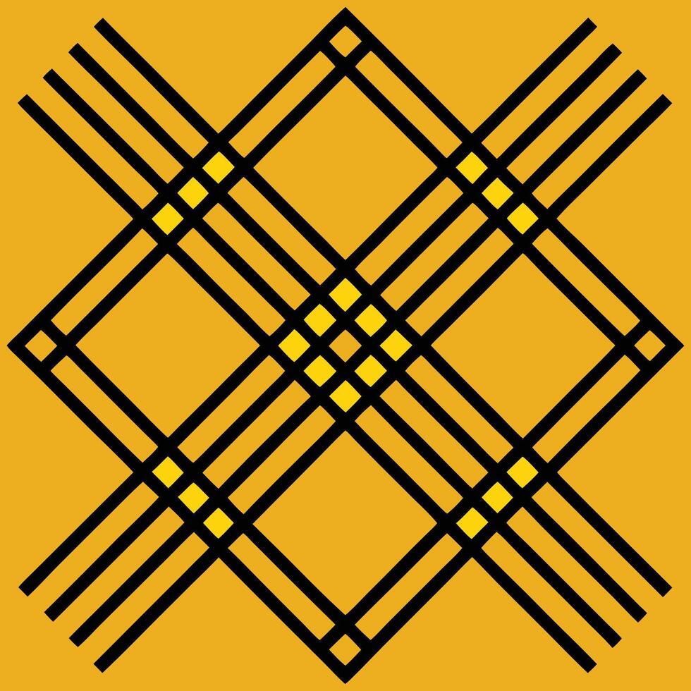A Fusion of Straight and Diagonal Lines vector