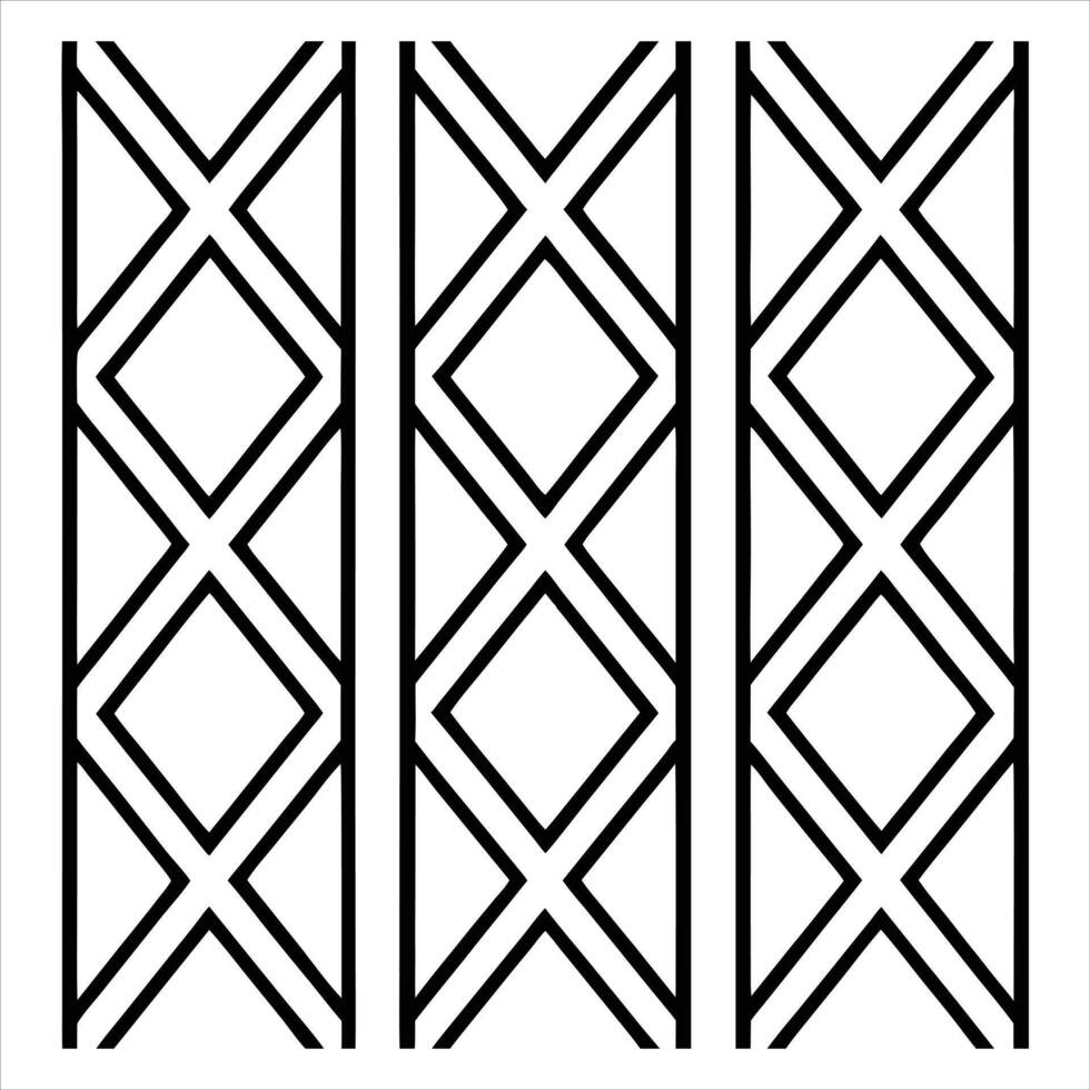 geometric ornamental design set. vector