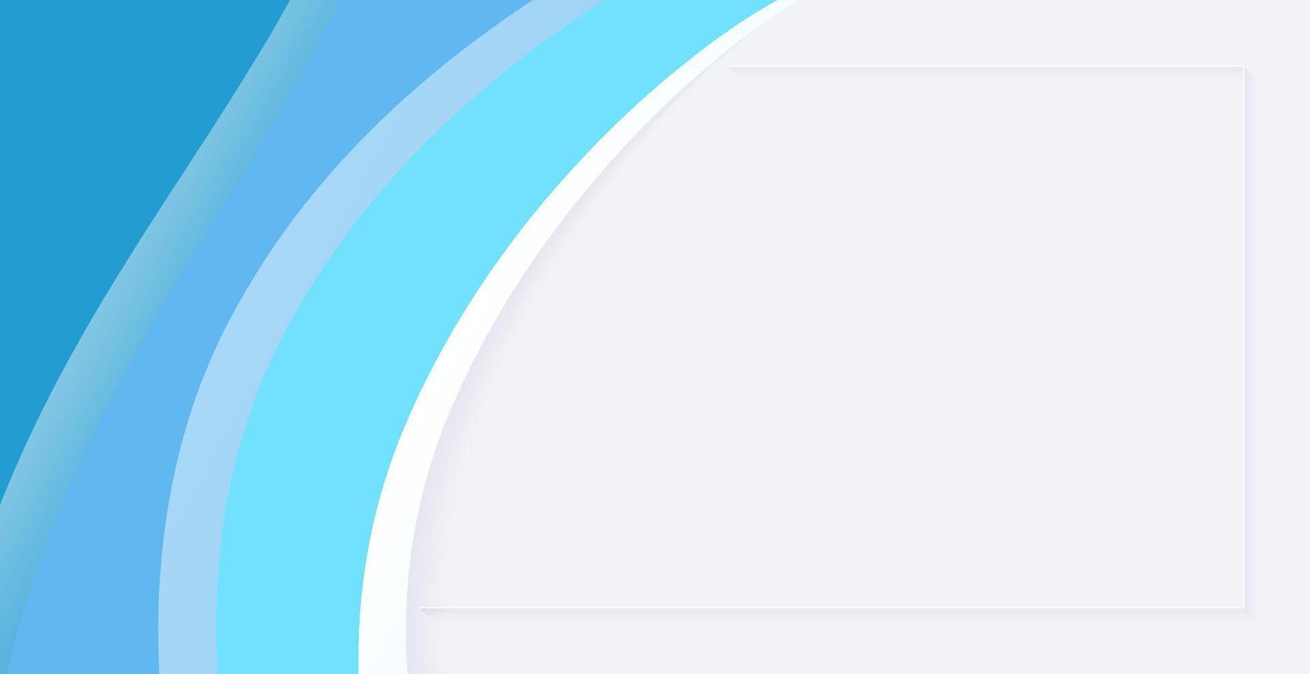 blue abstract modern wave background vector