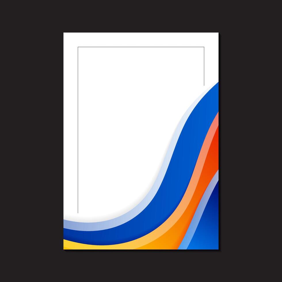 Modern abstract business cover design. vector