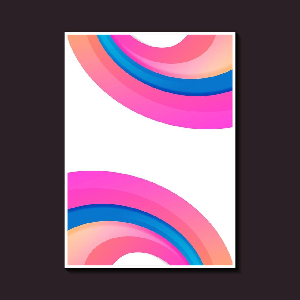 gradient abstract business cover design vector