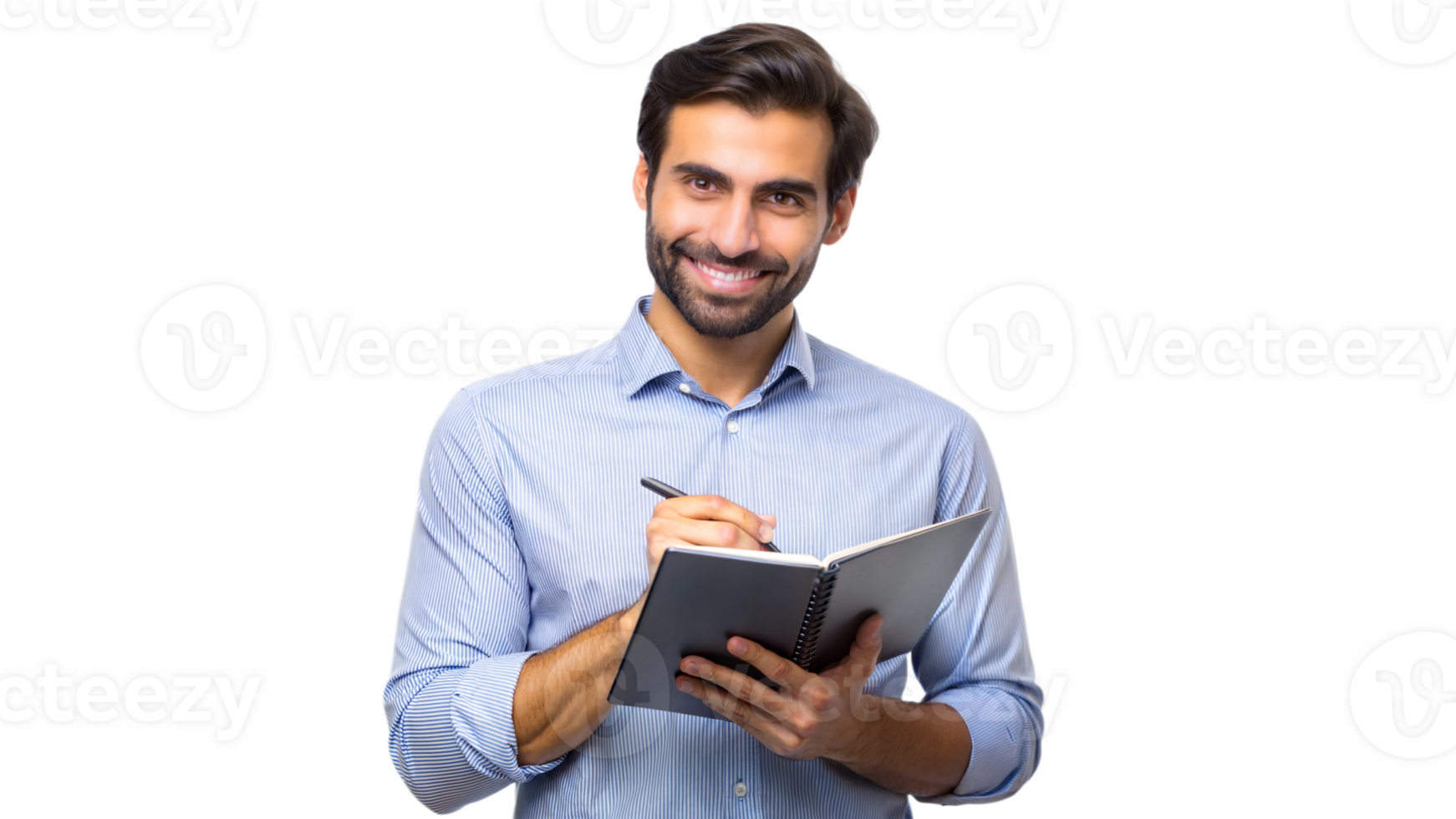 Man reading book isolated on transparent background png