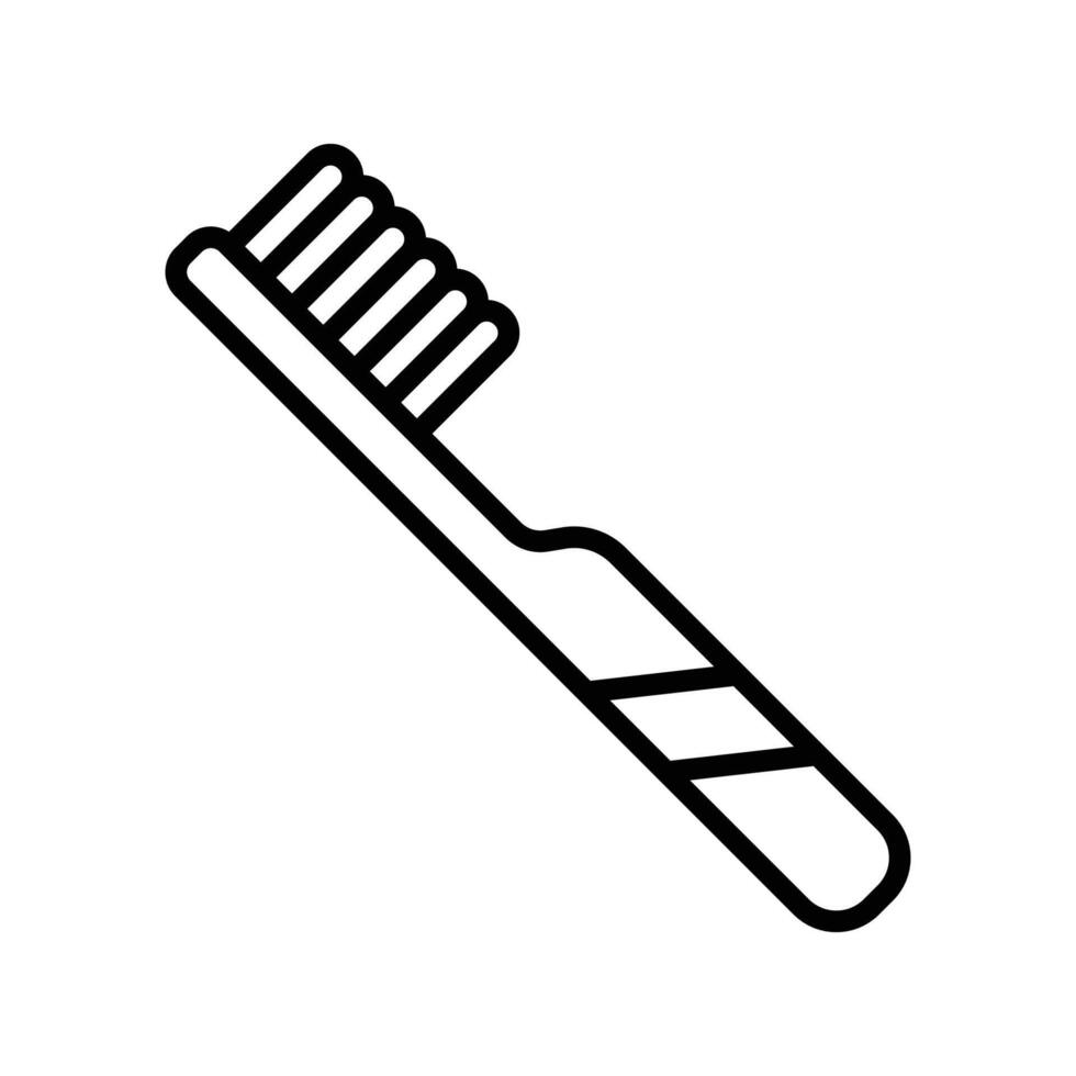 Minimalist Toothbrush Icon vector
