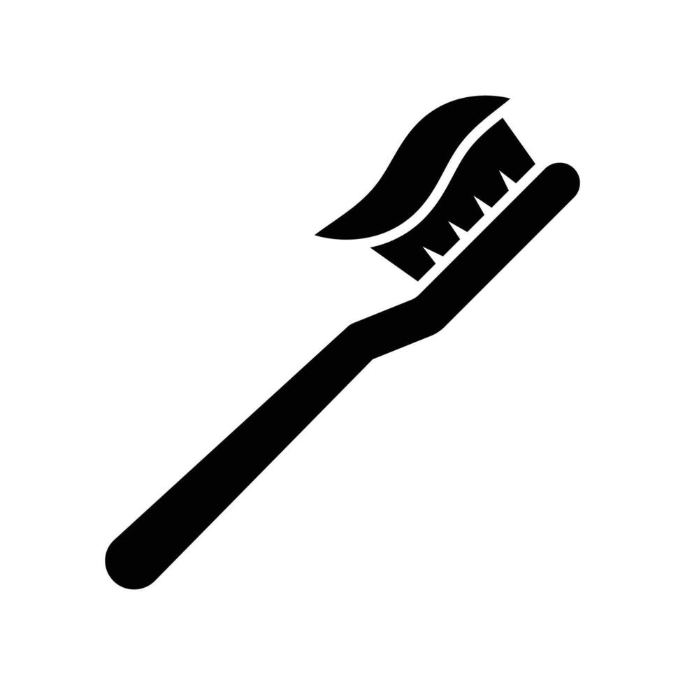 Bamboo Toothbrush Icon vector