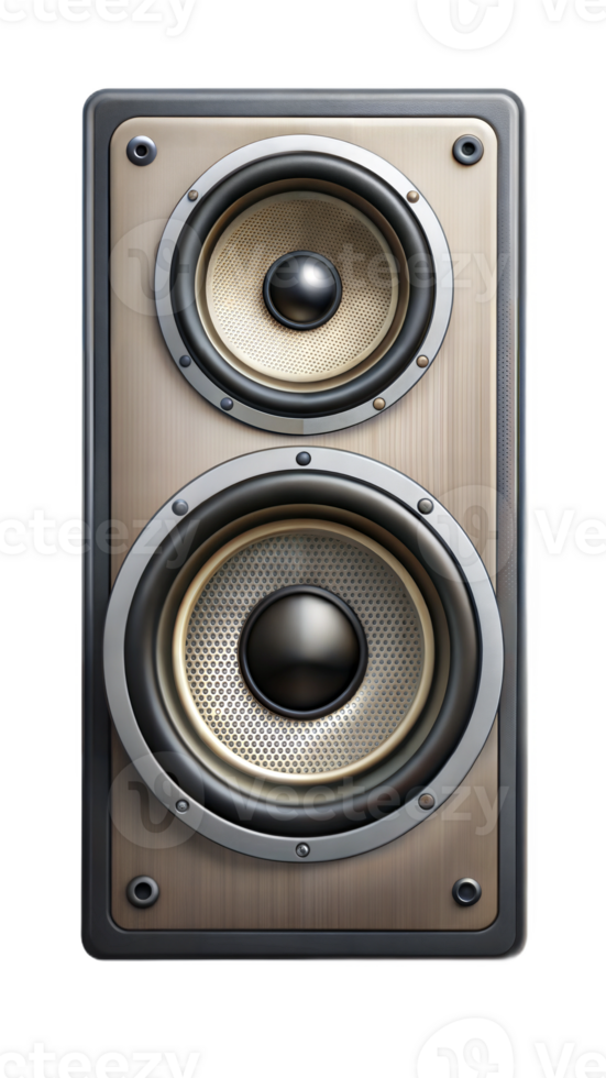 Gray speaker icon with black background symbolizing audio, sound, and media equipment. png