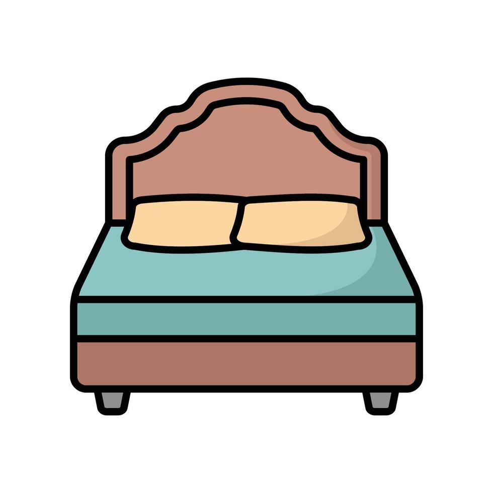 Modern Headboard Icon vector