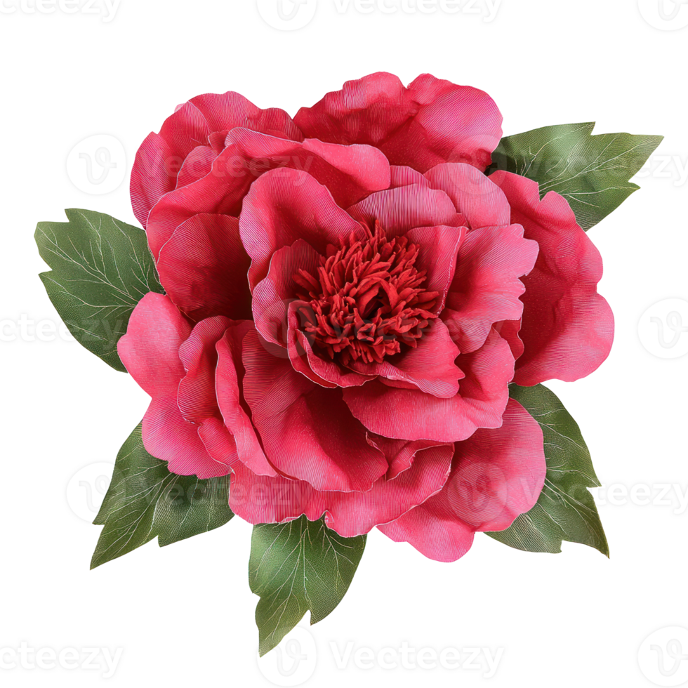Peony isolate on transparent background png