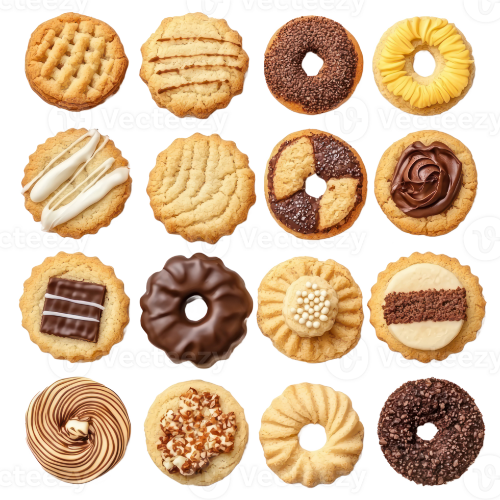 Cookies isolate on transparent background png