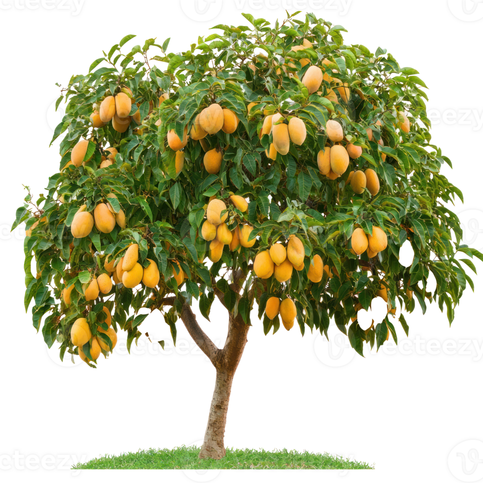 Mango Tree isolate on transparent background png