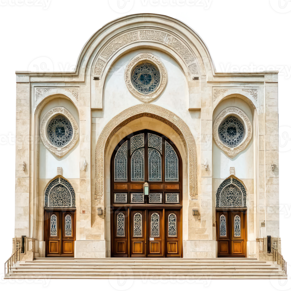 Synagogue isolate on transparent background png