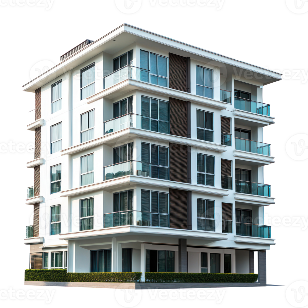 Condominium isolate on transparent background png