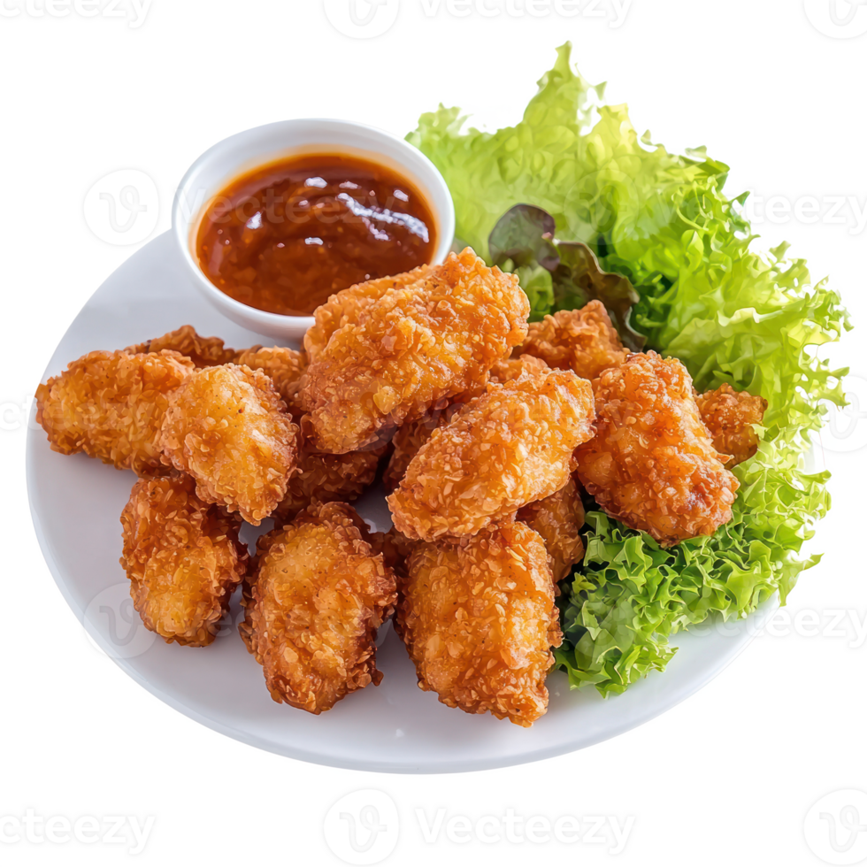 Chicken Nuggets isolate on transparent background png