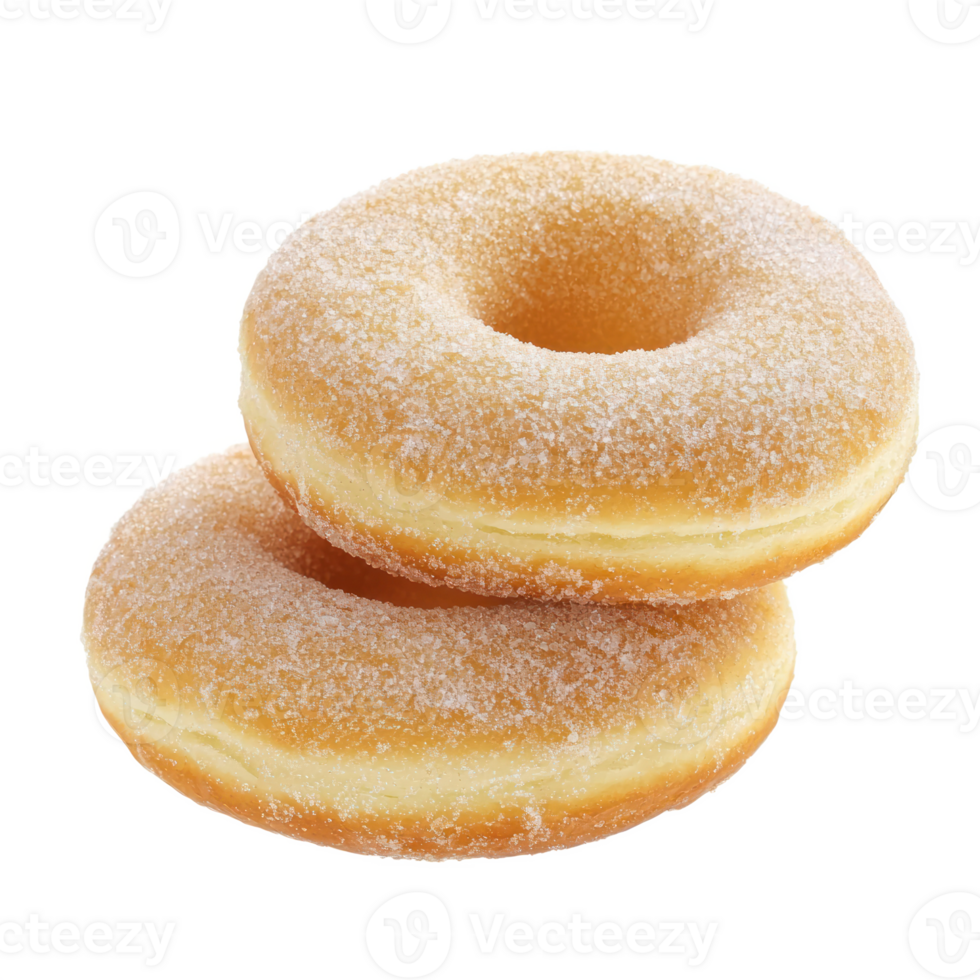 Two Donut isolate on transparent background png
