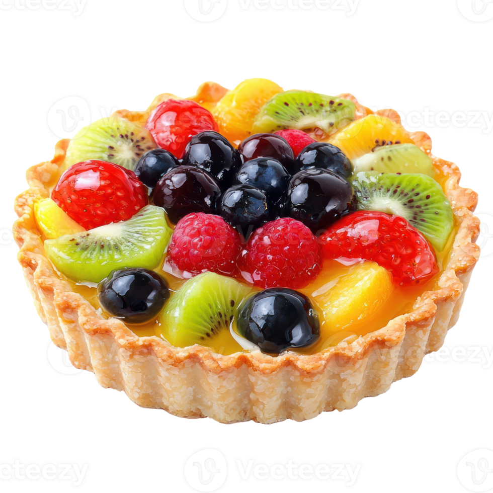 A Fruit Tart isolate on transparent background png