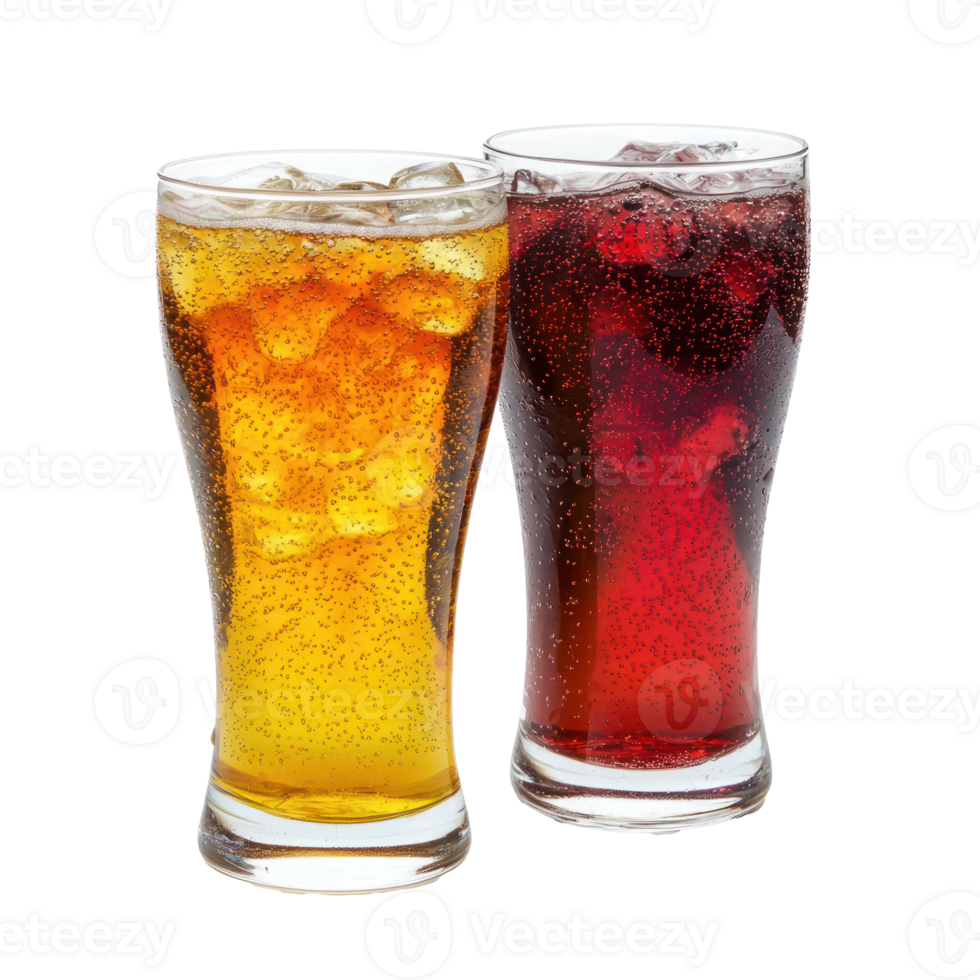 Flavored Soda isolate on transparnt background png