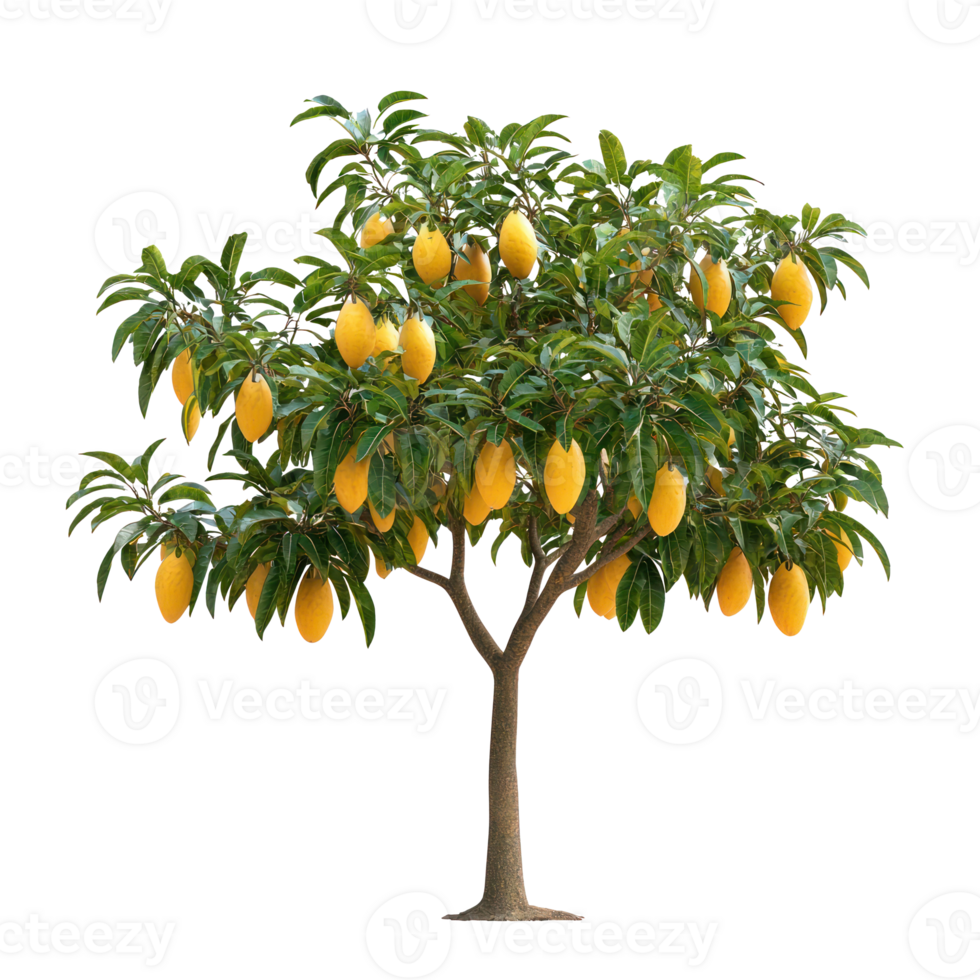 Mango Trees isolate on transparent background png