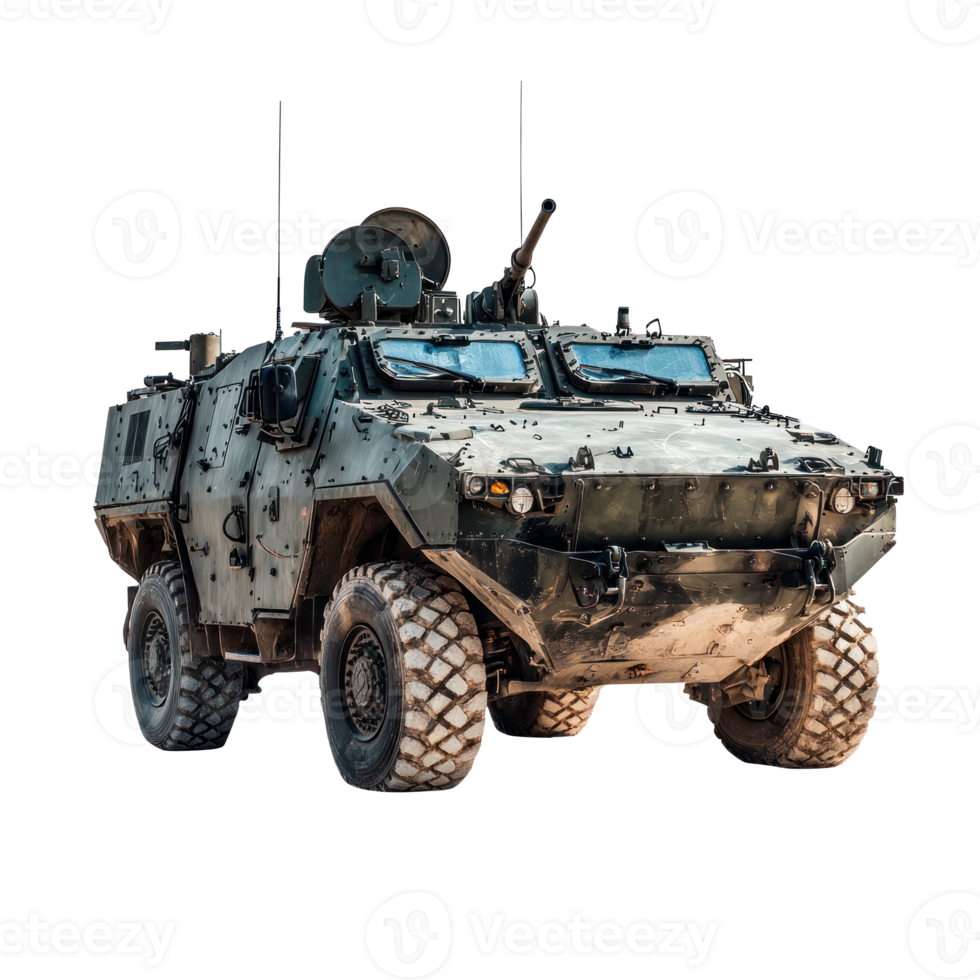 Armored Personnel Carrier isolate on transparent background png