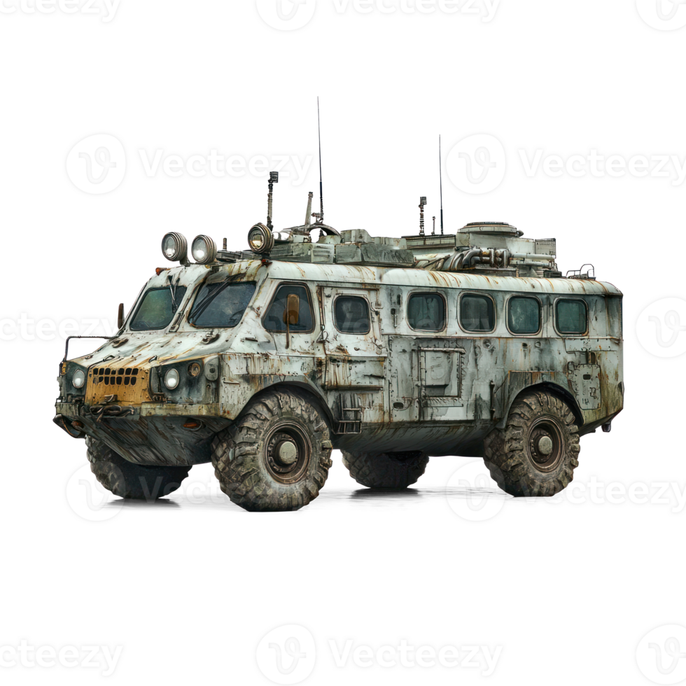 Submarine military vehicle isolate on transparent background png