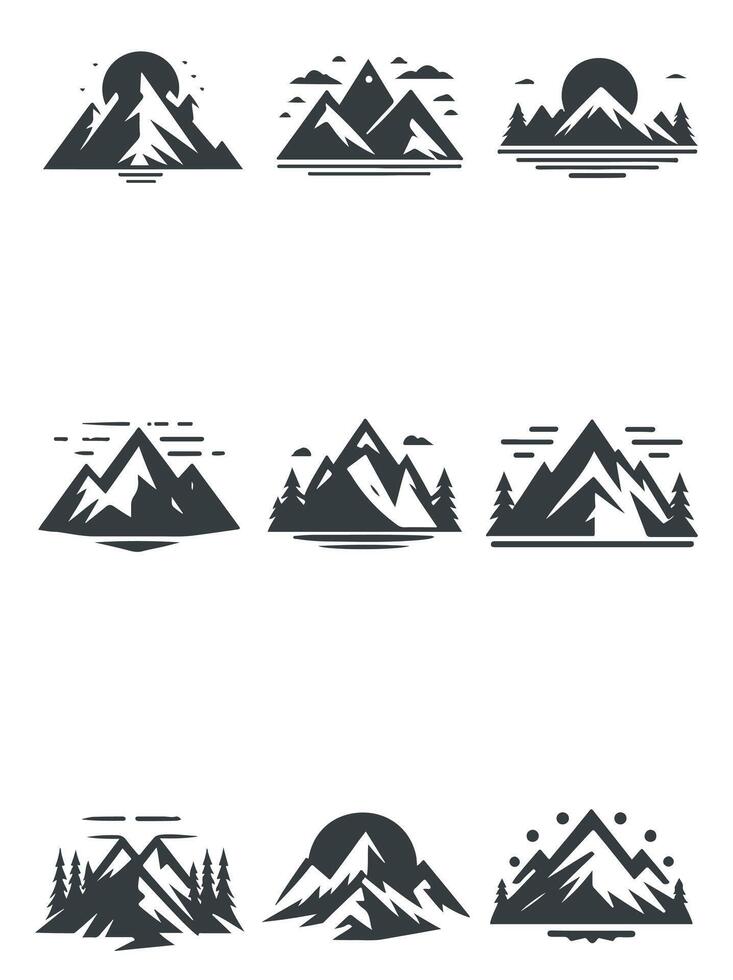 Peak Collection Logo Design vector