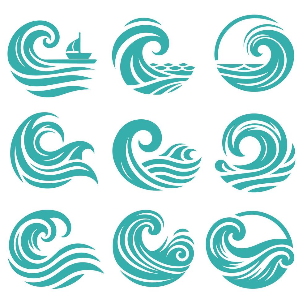 Waves of Infinity Collection Logo vector