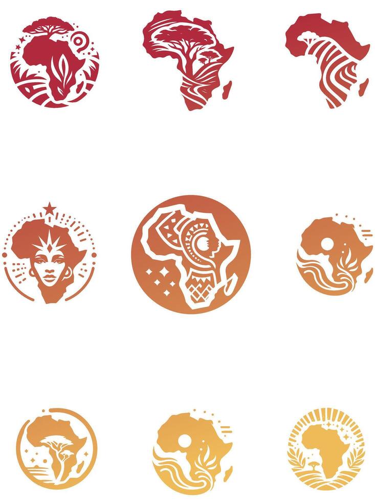 best map collection logo vector