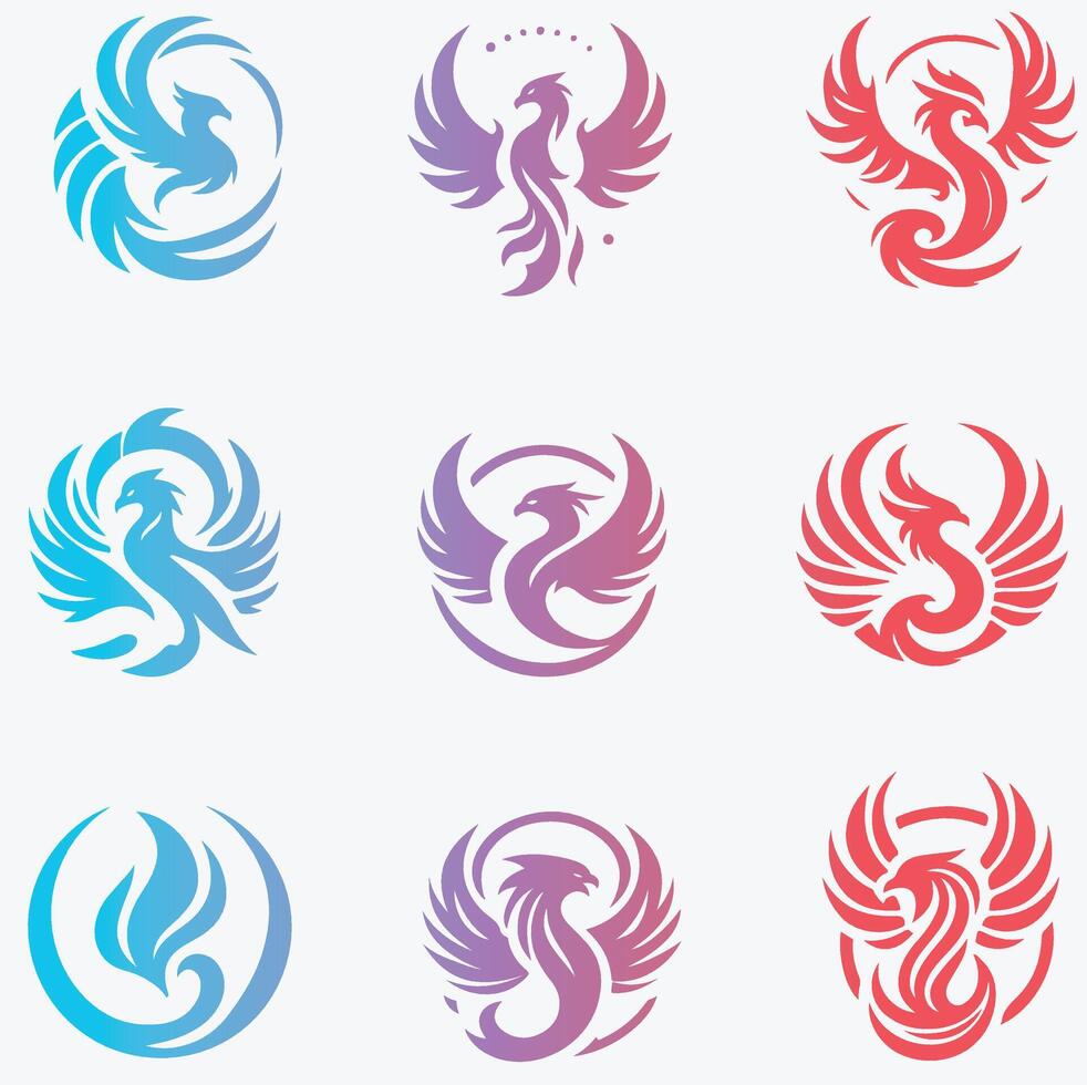 phoenix collection logo vector