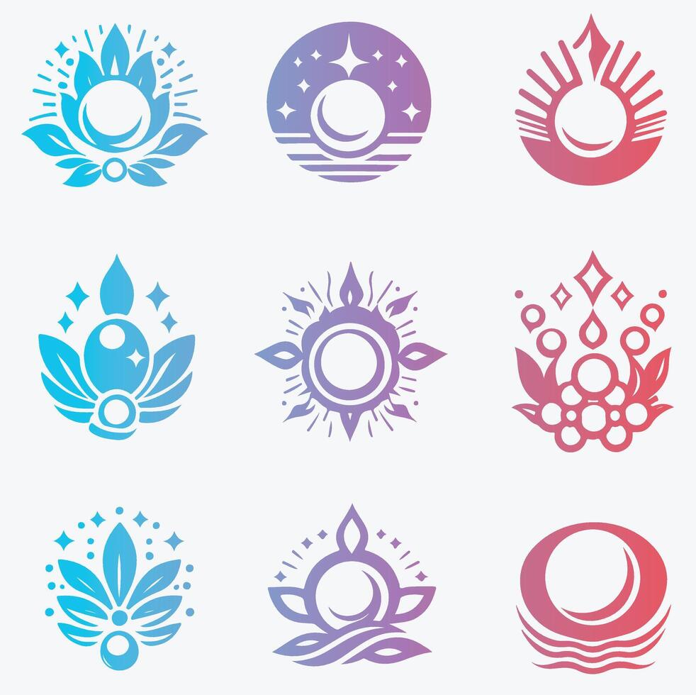 Opulent Oasis collestion logo vector