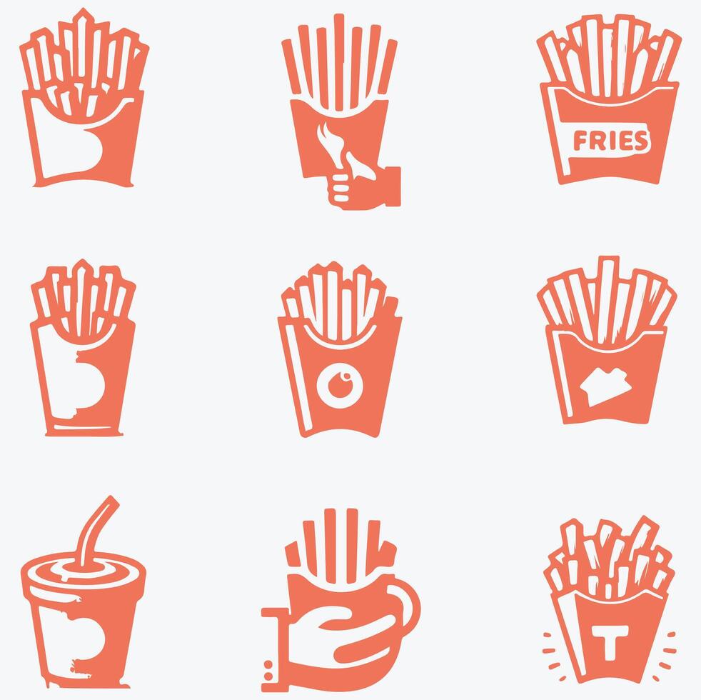 The Fry Shack collestion logo vector