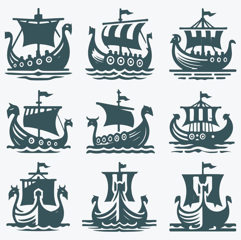 Viking Vanguard collestion logo vector